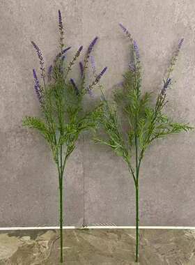 家居装饰花摆设餐桌塑料花摆件ins风格薰衣草仿真花假花摆件客厅