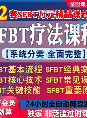 SFBT焦点解决核心技术课程心理咨询师短期治疗方法案例教学视频