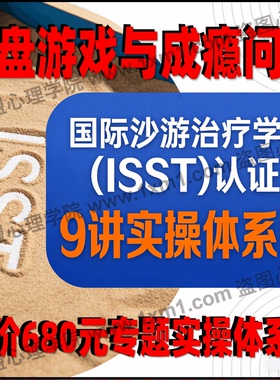 沙盘游戏与成瘾问题专题实操体系视频课国际沙游治疗学会ISST认证
