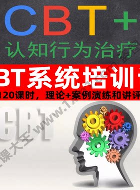 CBT普及计划认知行为治疗系统培训课程心理咨询理论案例演练讲评
