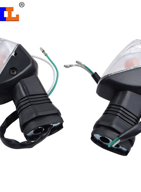 适配ZX-6R 10R KLE500/650 KLR650 Z1000 前后转向灯 方向灯