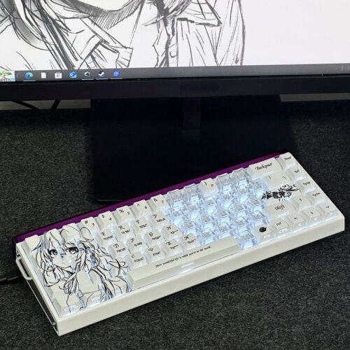 伊莎贝尔键帽侧刻透光PBT热升华