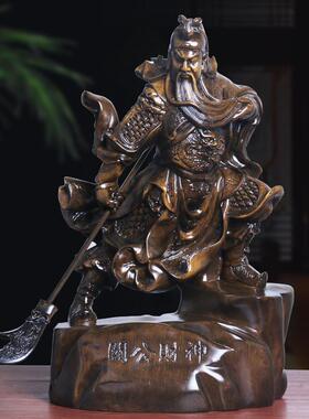 关公像关公摆件办公室神像客厅店铺武财神关羽关二爷供奉家用神像