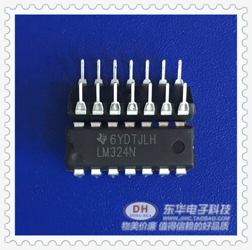 LM324N  LM324P C324C dip14直插 四路运算放大器现货销售直接拍