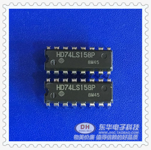 HD74LS158P DIP16原装进口四2输入多路复用器IC芯片配单配套