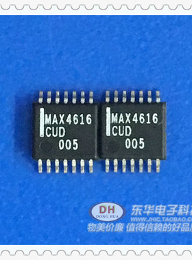 MAX4616CUD 低电压、高速、四路、SPST、CMOS模拟开关 TSSOP14