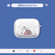azeyao音响小狗适用苹果Airpods2pro3代无线耳机软壳保护套二代透明对灯开盖软耳机套Pro2防摔