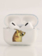 azeyao打人狗适用苹果Airpods2pro3代无线耳机软壳保护套二代透明对灯开盖发光软AirPods4耳机套Pro2都是壳