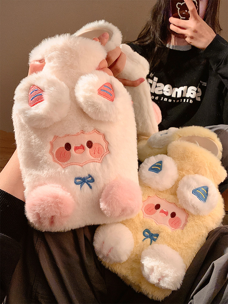 Snuggle Up: Adorable Plush Hot Water Bottle for Cozy Winter Relief - Product image 3