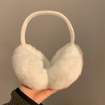 毛茸茸耳罩女冬季可爱护耳朵保暖毛绒耳套耳包防冻耳捂子学生骑车