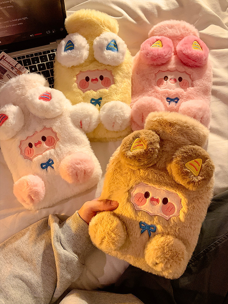 Snuggle Up: Adorable Plush Hot Water Bottle for Cozy Winter Relief - Product image 5