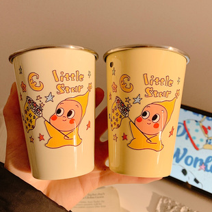 可爱不锈钢漱口杯家用情侣洗漱杯子女学生宿舍刷牙杯牙具2026新款