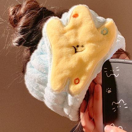 可爱洗脸束发带吸水防湿化妆敷面膜专用防滑宽边头箍发箍2025新款