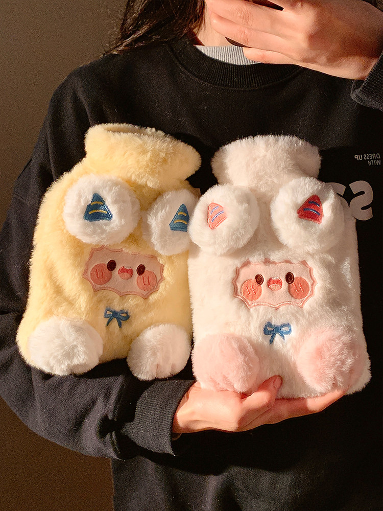 Snuggle Up: Adorable Plush Hot Water Bottle for Cozy Winter Relief - Product image 4