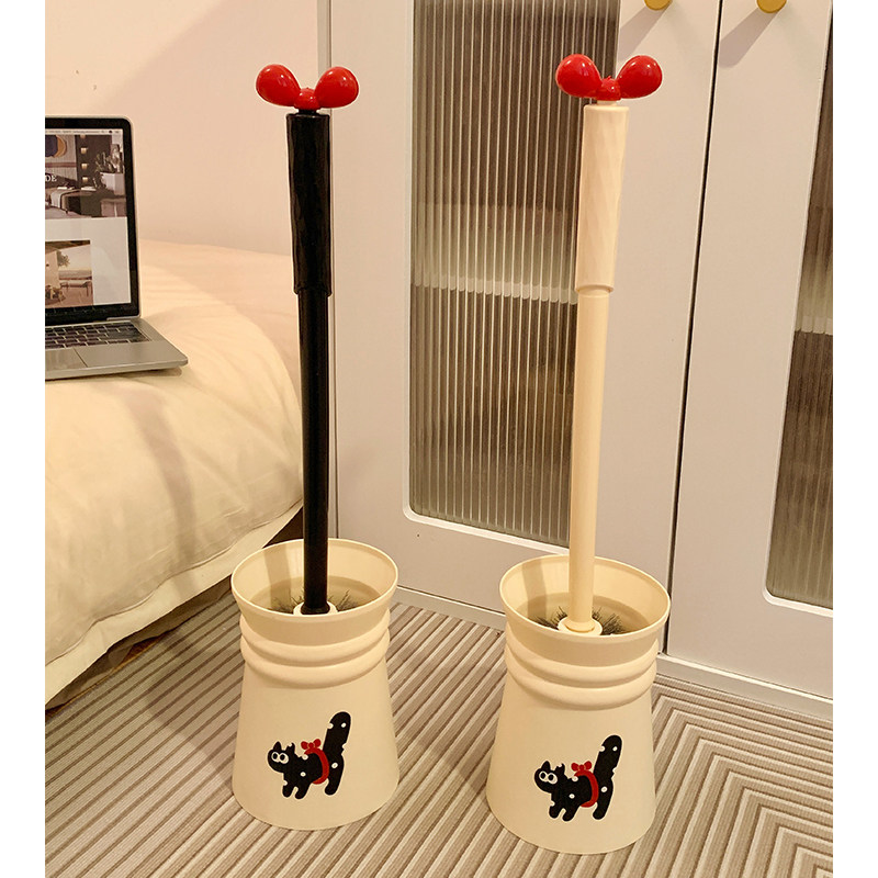 可爱猫咪长柄马桶刷无死角清洁