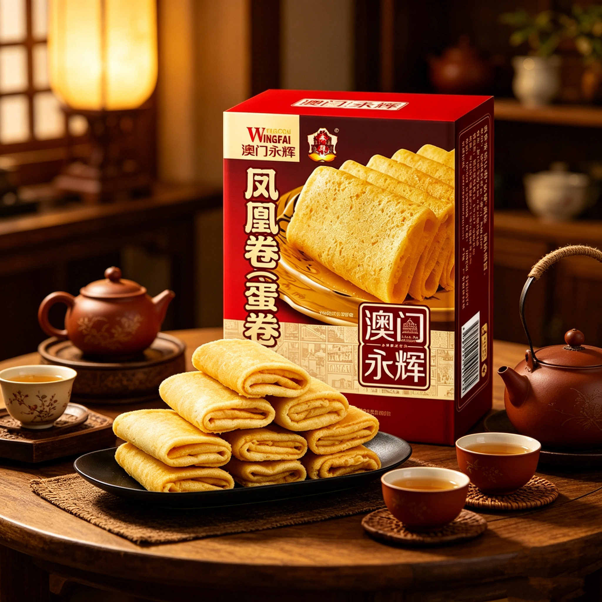永辉凤凰卷蛋卷160g零食澳门风味老式广东特产手信伴手礼手信小吃