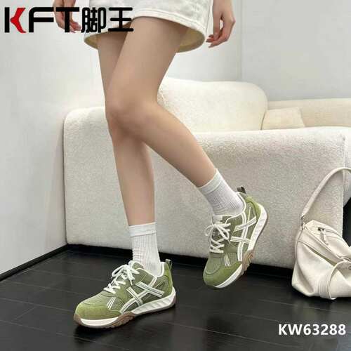 KFT脚王美式德训鞋女鞋秋季新款复古休闲鞋运动ins老爹鞋专柜正品