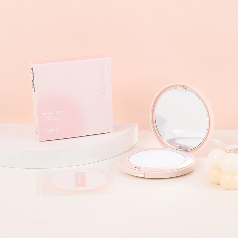 熙美诚品XIMIVOGUE白桃汽水大白粉饼02#透明缎光10g