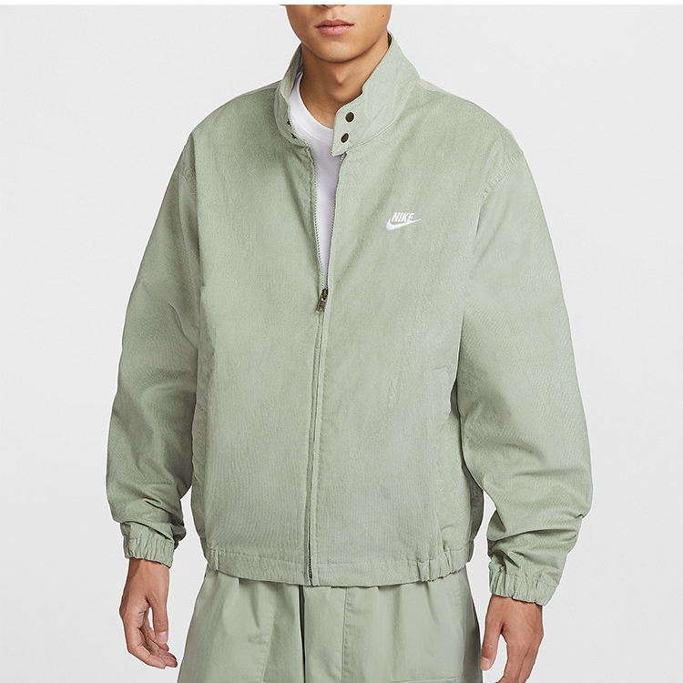 NIKE/耐克男子运动休闲上衣灯芯绒立领工装夹克外套FZ0632-370