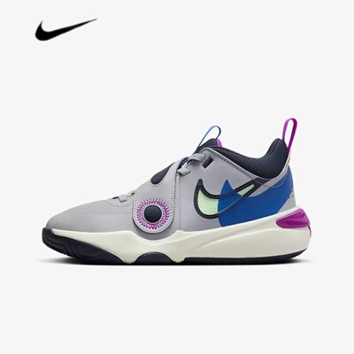 NIKE/耐克大童TEAM HUSTLE 11 新款时尚运动篮球鞋FN5005-001