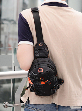 男士正品休闲胸包防水单肩包牛津布包斜跨背包户外小包韩版包包女