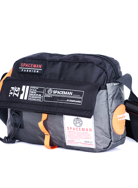 原创品牌潮流男包单肩斜挎包防水牛津布包肩跨包休闲小包帆布女横