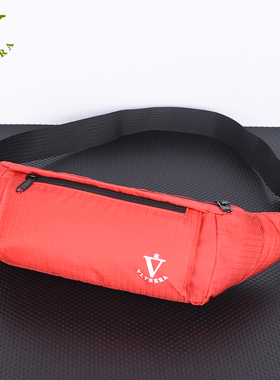 香港正品大容量腰包女运动跑步贴身防水尼龙多层小包手机包男耐磨