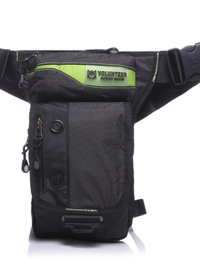 2025新款男士骑行腰包防水挎包绑腿户外运动男包腰腿包尼龙登山包