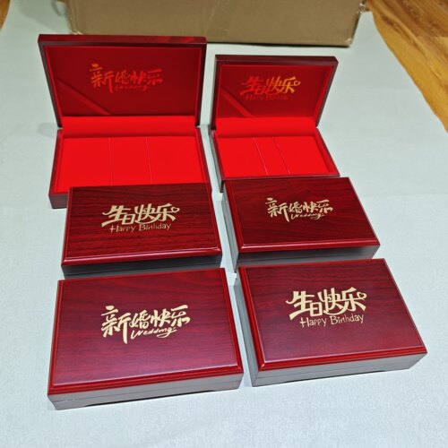 生日快乐新婚快乐一克金钞盒金条盒新款黄金金钞展示金条收纳盒