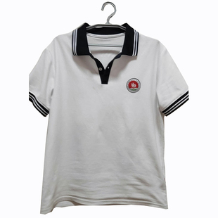 内蒙实验初中小学高中白色校服定包头市第四十九中学校服来图定制