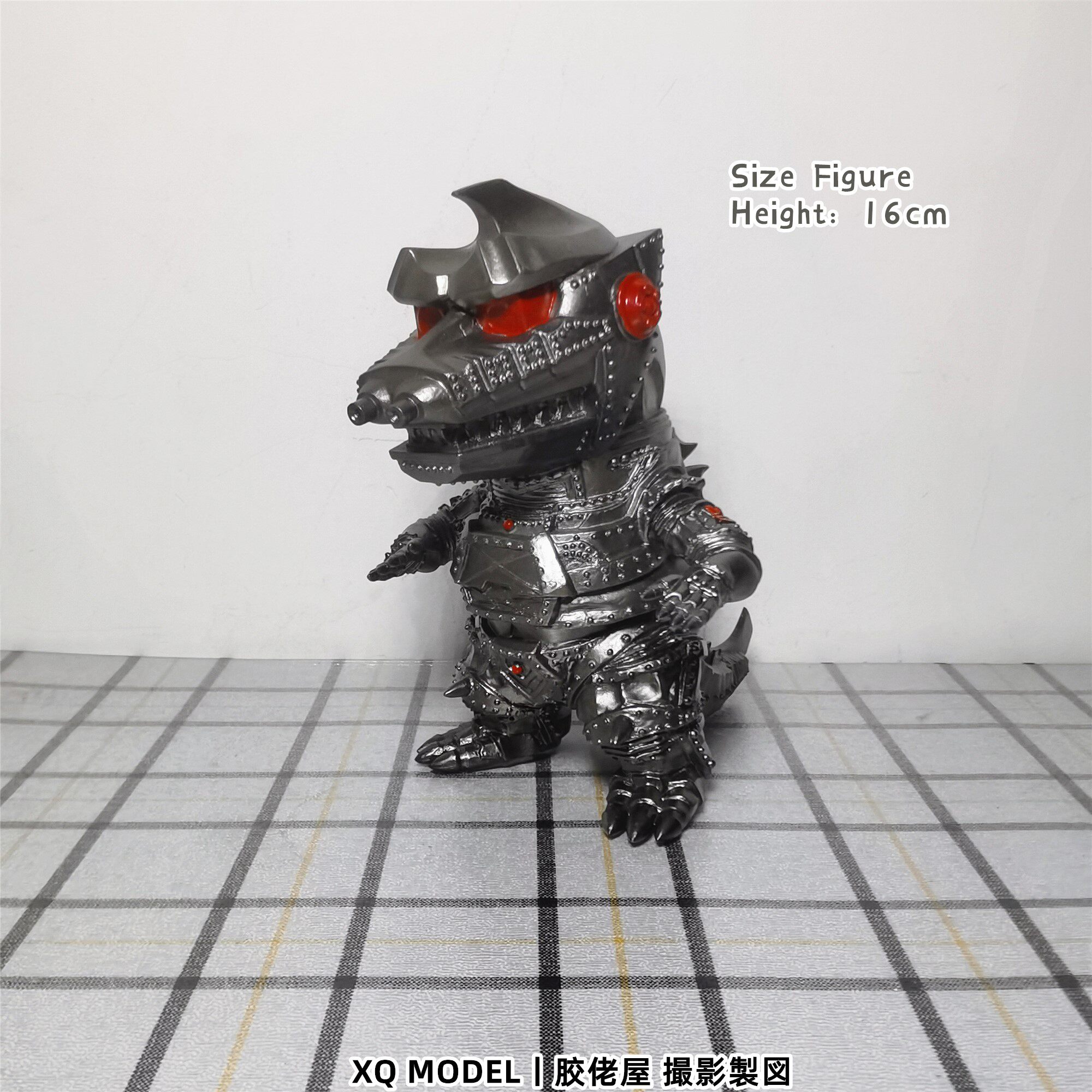 【孤品】机械哥斯拉 软胶怪兽 q版玩具礼物手办摆件