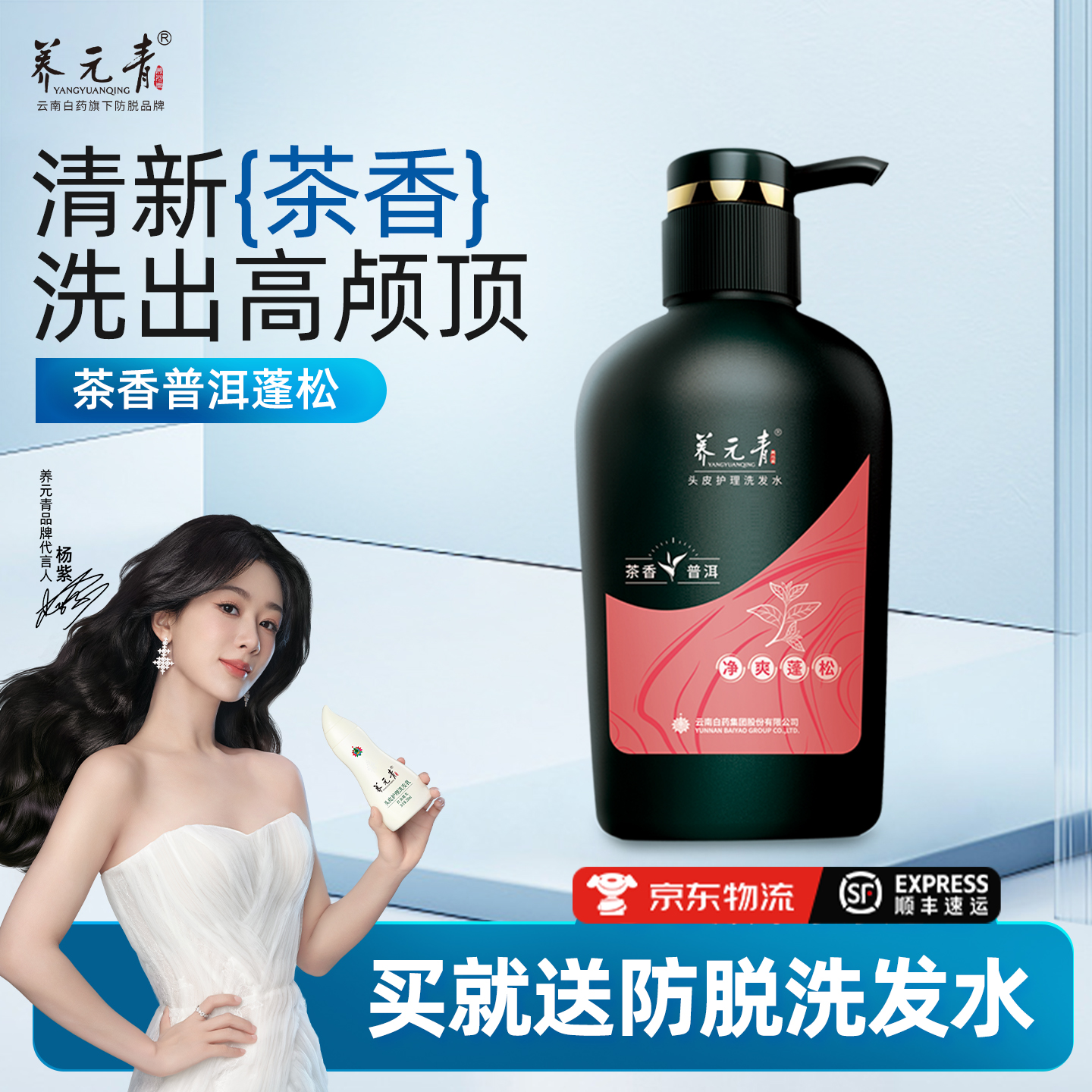 普洱控油清爽蓬松500ml洗发水