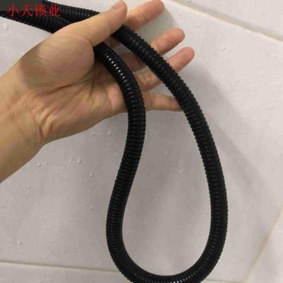 黑色花洒淋浴软管接头淋浴喷头不锈钢淋雨手持莲蓬头混水管配件.