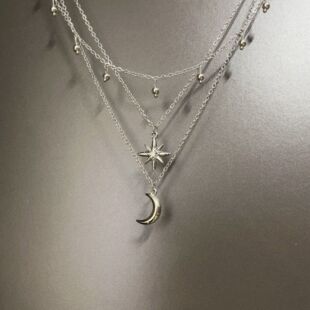 Vintage【限时特价】古着 Silver light hanging night欧美风月亮
