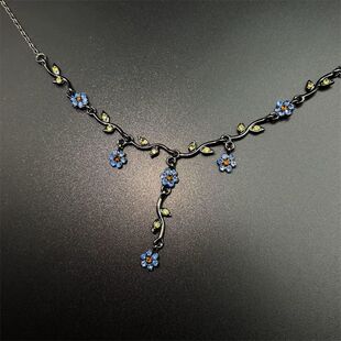 Vintage古着 Glazed orchid项链