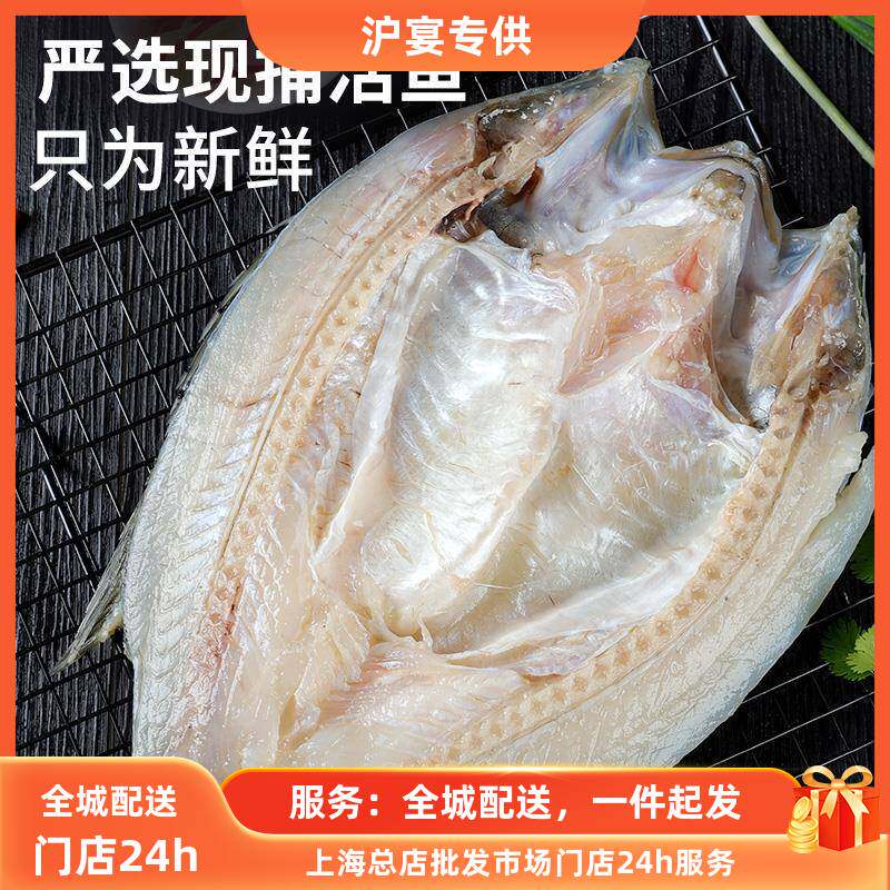 海鲈鱼开背新鲜冷冻鲜活深海鱼七淡水鱼类