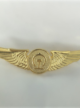 中国铁路胸章 高铁胸徽 动车铁路乘务员金属胸牌 学校列车制服