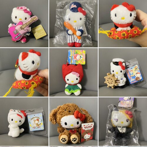 中古海淘 hello Kitty招财猫 地域限定郁金香yoshikitty联名 棒球