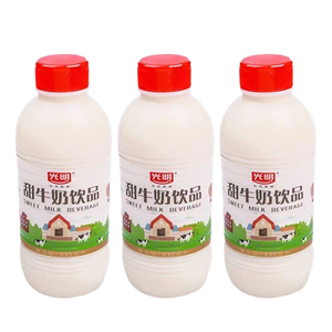 光明甜牛奶饮品435ml瓶装