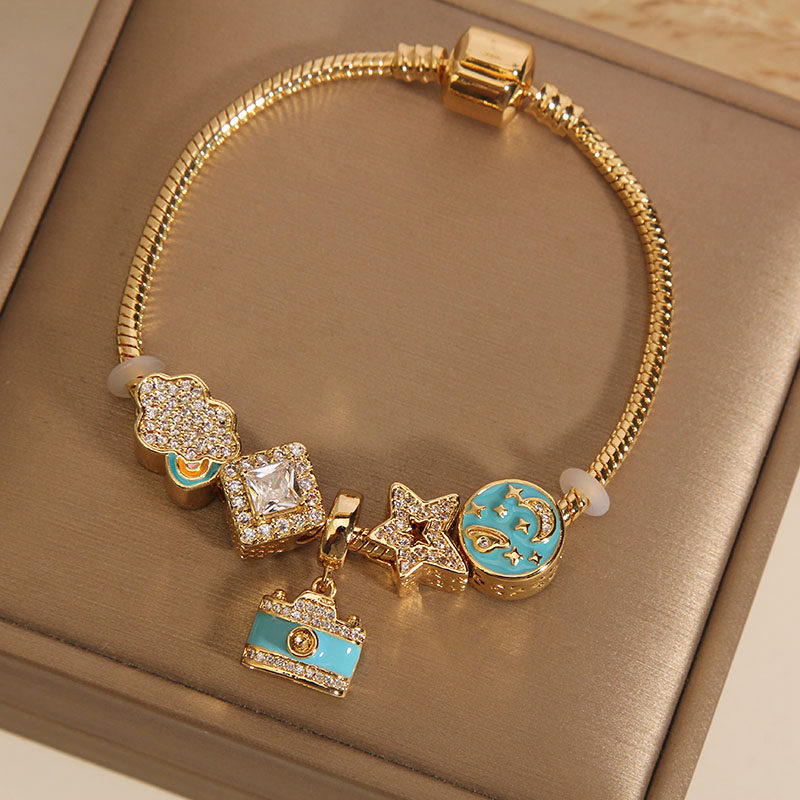 潘家小众轻奢复古梦幻星空手链女