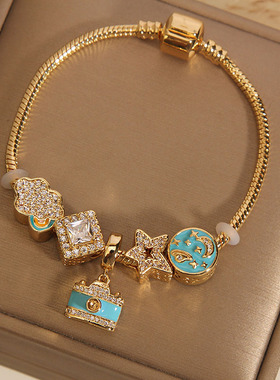 潘家小众轻奢复古梦幻星空手链女