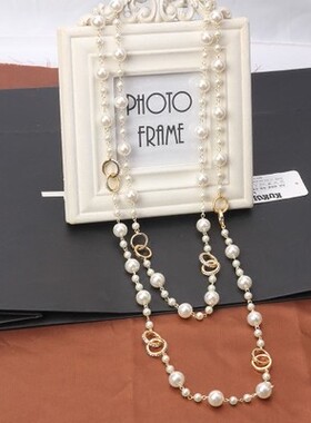 项链女长款韩国时尚夸张欧美珍珠