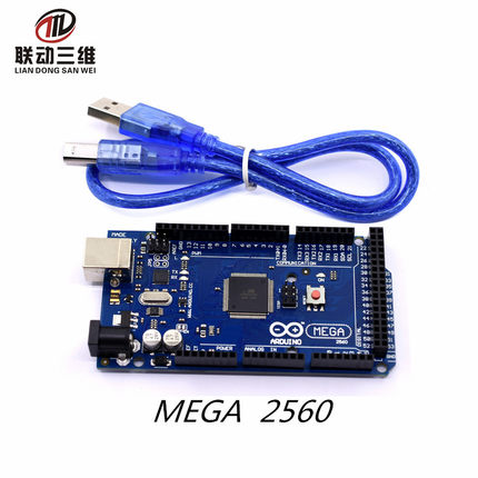 联动三维 3D打印机配件  MEGA 2560 R3 扩展板 CH340G 送数据线