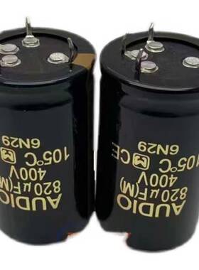 原装松下 AB变频器有极滤波四脚牛角型电解电容400V820UF 35*60
