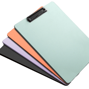 得力a4板夹文件夹夹板办公用品A4夹板写字板加厚资料夹会议记录书写档案夹学生文具试卷考试垫板夹签字菜单夹