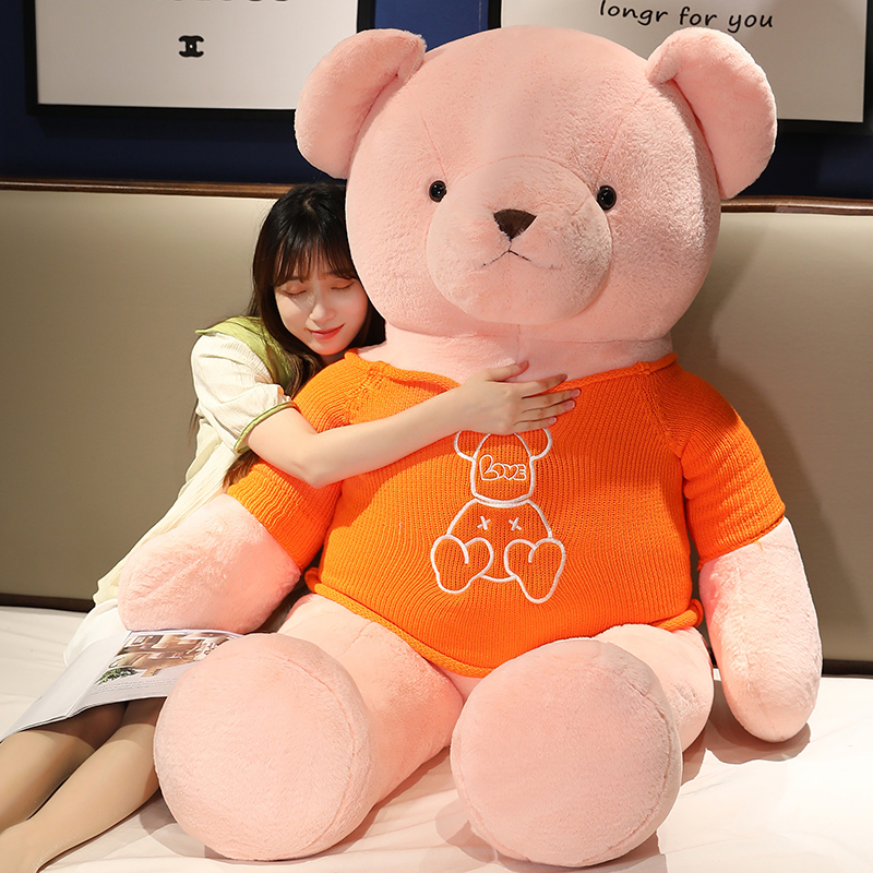 公仔可爱小熊玩偶女生睡觉