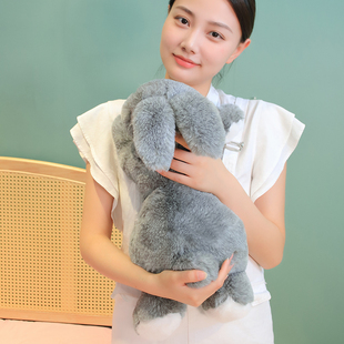 仿真小兔子玩偶趴趴兔公仔可爱兔兔毛绒玩具女生睡觉抱枕熊布娃娃