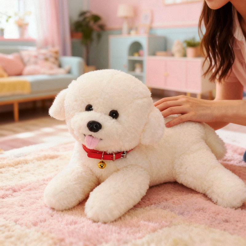 可爱小比熊公仔狗狗毛绒玩具小狗玩偶女生睡觉抱枕布娃娃儿童礼物,玩具/童车/益智/积木/模型,毛绒/玩偶/公仔/布艺类玩具,淘宝优惠券,粉丝福利购,淘宝优惠卷