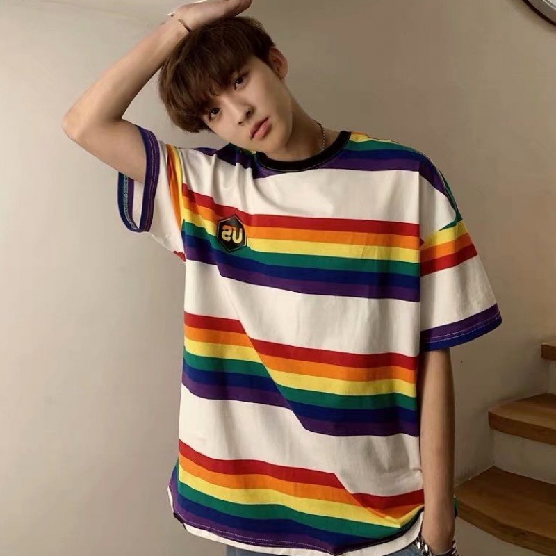 ulzzang欧美嘻哈潮牌BF风宽松T恤短袖男INS超火的半袖t-shirt纯棉在类目 女装/女士精品, T恤中 - 来自Buy2taobao.com提供专业的淘宝代购服务