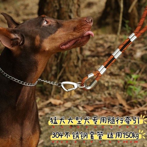 猛犬专用加粗尼龙绳双股狗绳